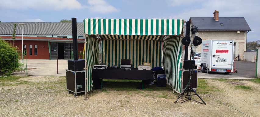 Sonorisation fête de la solidarité à Descartes (37)